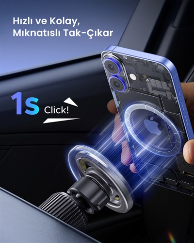 UGREEN Magsafe Hava Menfezi Araç İçi Telefon Tutucu, 65764