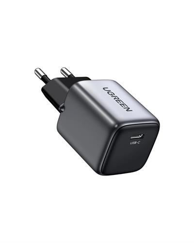UGREEN Nexode GaN 2 Mini 20W Type-C PD Hızlı Şarj Cihazı 1xUSB-C, Uzay Grisi, 90664