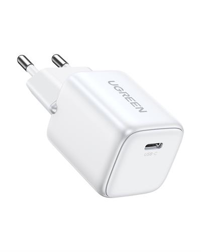 UGREEN Nexode GaN 2 Mini 20W Type-C PD Hızlı Şarj Cihazı 1xUSB-C, Beyaz, 15324