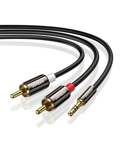 UGREEN RCA 3.5mm Aux Ses Kablosu, 3 Metre, 10590