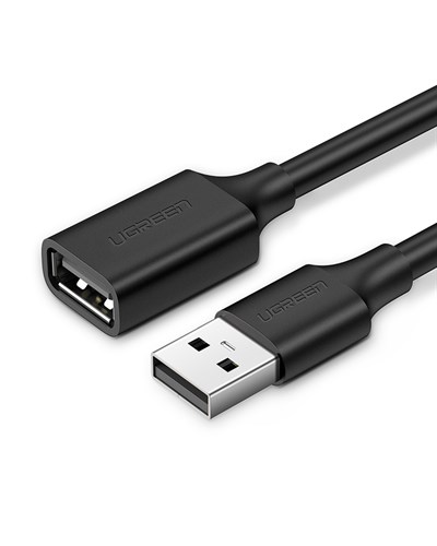 UGREEN USB-A 2.0 Uzatma Kablosu Siyah 1.5 Metre, 10315