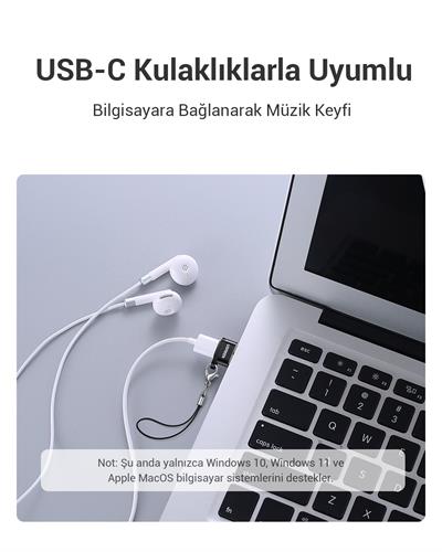 UGREEN USB-A Erkek to USB Type-C Dişi Çevirici Dönüştürücü Adaptör, 50568