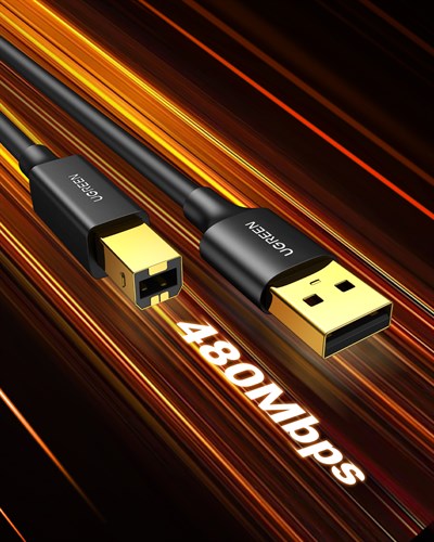 UGREEN USB den USB-B ye Yazıcı Tarayıcı Kablosu, 1.5 Metre, 10350
