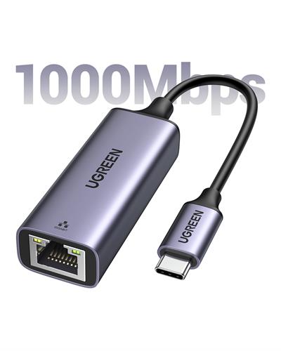 UGREEN USB Type-C to Ethernet RJ45 Dnüştürücü Adaptör, 50737