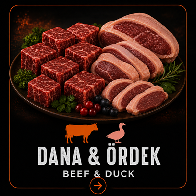 Raw Duck Plus Dana & Ördek Barf Doğal Çiğ Köpek Maması