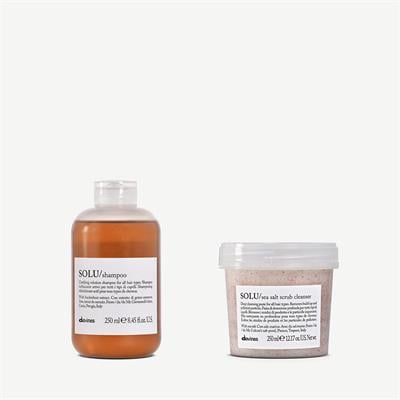 SOLU Şampuan + Peeling (100 ml Seyahat Boy Şampuan Hediye)