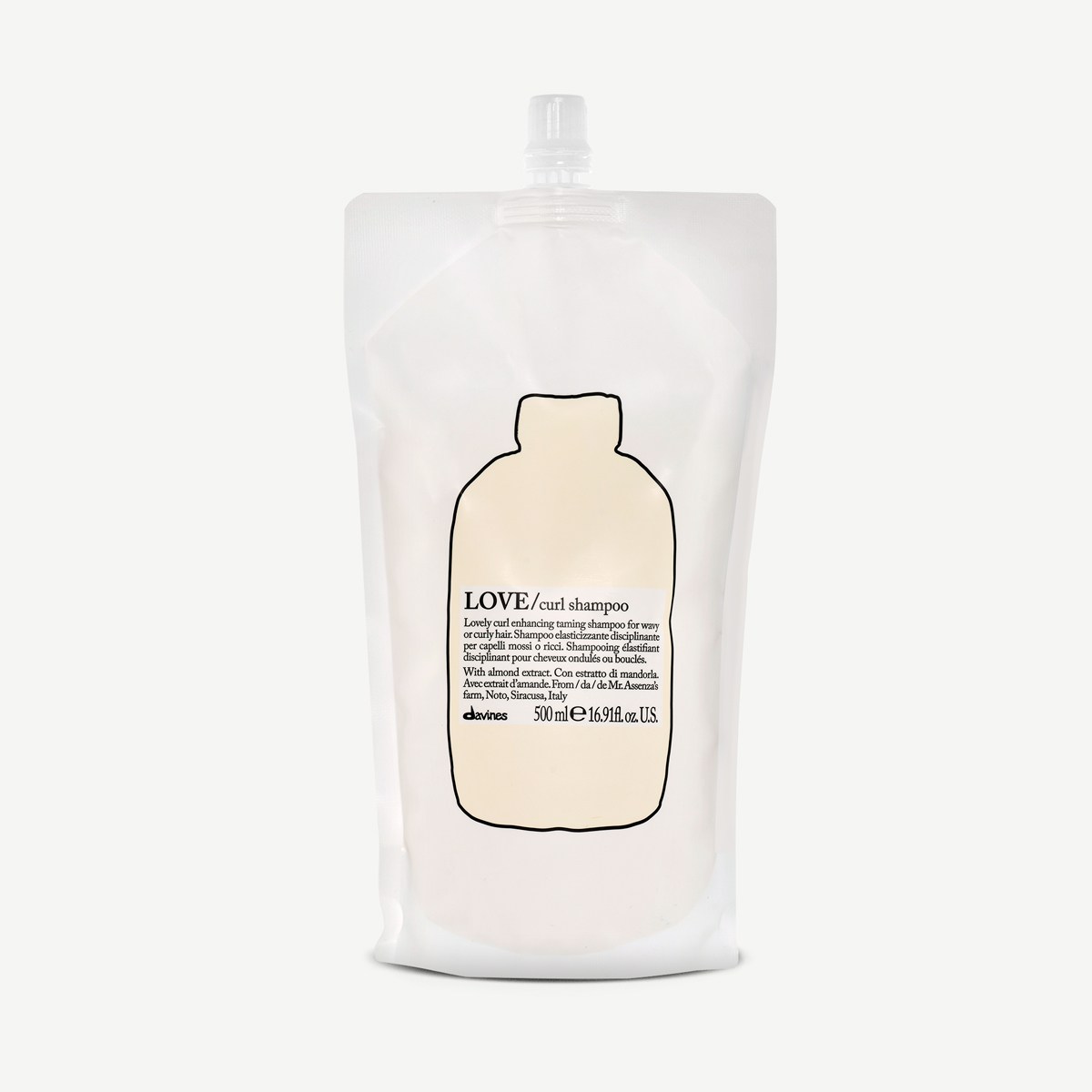 LOVE Curl Dalgalı Saç Şampuanı Refill 500MLLove Curl - Dalgalı Ve