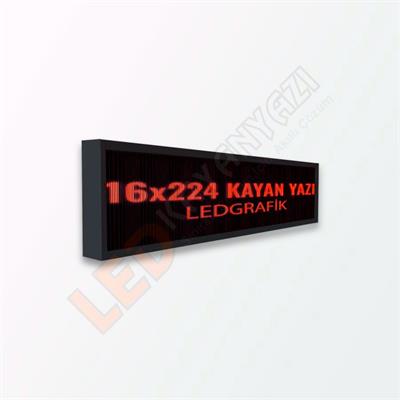 16X224 P10 Kayan Yazı Tek Yön