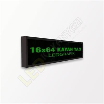 16X64 P10 Kayan Yazı Çift Yön