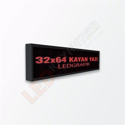 32X64 P10 Kayan Yazı Tek Yön