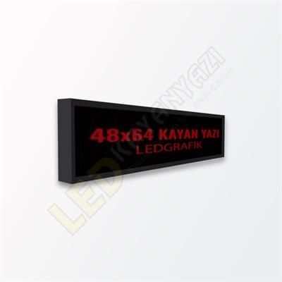 48X64 P10 Kayan Yazı Tek Yön