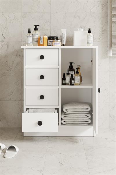 Elmar Çok Amaçlı Banyo Dolabı Beyaz