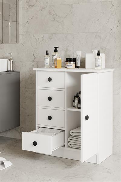 Elmar Çok Amaçlı Banyo Dolabı Beyaz