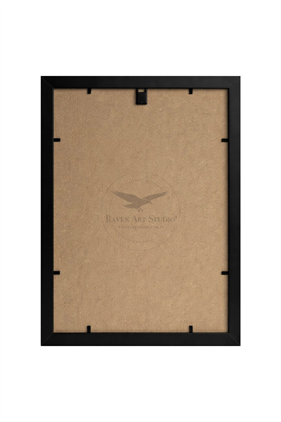 A4 Çerçeve Ekonomik Ermitaj Siyah