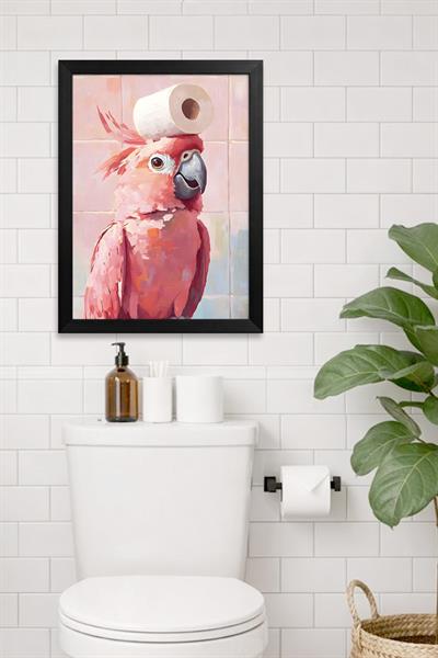 KOI Art Design Parroll Tablo + Ermitaj A3-30x42 cm Siyah Çerçeve