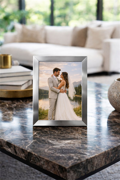 Potala 13x18cm Gümüş Resim Fotoğraf Belge Poster Evrak Çerçevesi Korumalı Kırılmaz Pleksi Cam