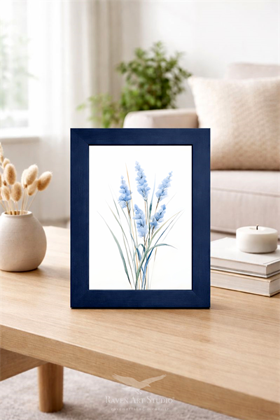 Potala 13x18cm Lacivert Resim Fotoğraf Belge Poster Evrak Çerçevesi Korumalı Kırılmaz Pleksi Cam