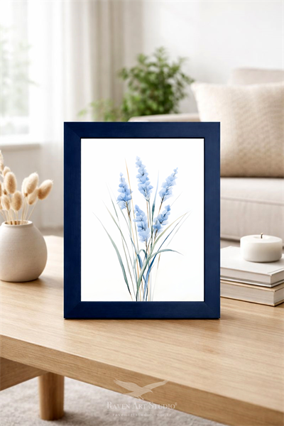 Potala A5-15x21cm Lacivert Resim Fotoğraf Belge Poster Evrak Çerçevesi Korumalı Kırılmaz Pleksi Cam