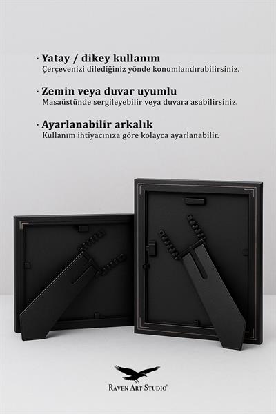 Modern A4-21x30cm Beyaz Resim Fotoğraf Belge Poster Evrak Çerçevesi Korumalı Kırılmaz Pleksi Cam