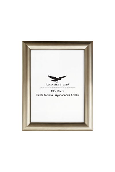 Pergamon 13x18cm Platin Resim Fotoğraf Belge Poster Evrak Çerçevesi Korumalı Kırılmaz Pleksi Cam