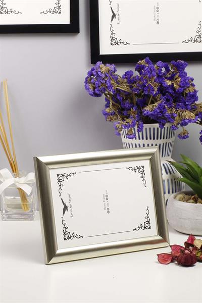 Pergamon 13x18cm Platin Resim Fotoğraf Belge Poster Evrak Çerçevesi Korumalı Kırılmaz Pleksi Cam