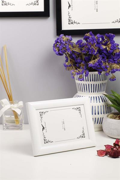 Pergamon Beyaz 3lü Set 10x15cm + 13x18cm + 15x21cm Korumalı Kırılmaz Pleksi Cam