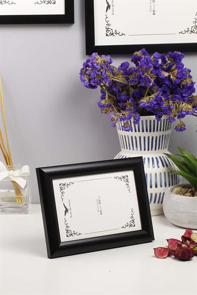 Pergamon Siyah 3lü Set 10x15cm + 13x18cm + 15x21cm Korumalı Kırılmaz Pleksi Cam