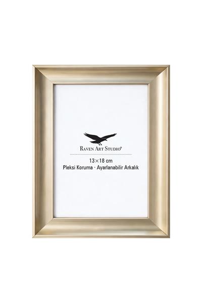 Pyramid 13x18cm Platin Resim Fotoğraf Belge Poster Evrak Çerçevesi Korumalı Kırılmaz Pleksi Cam