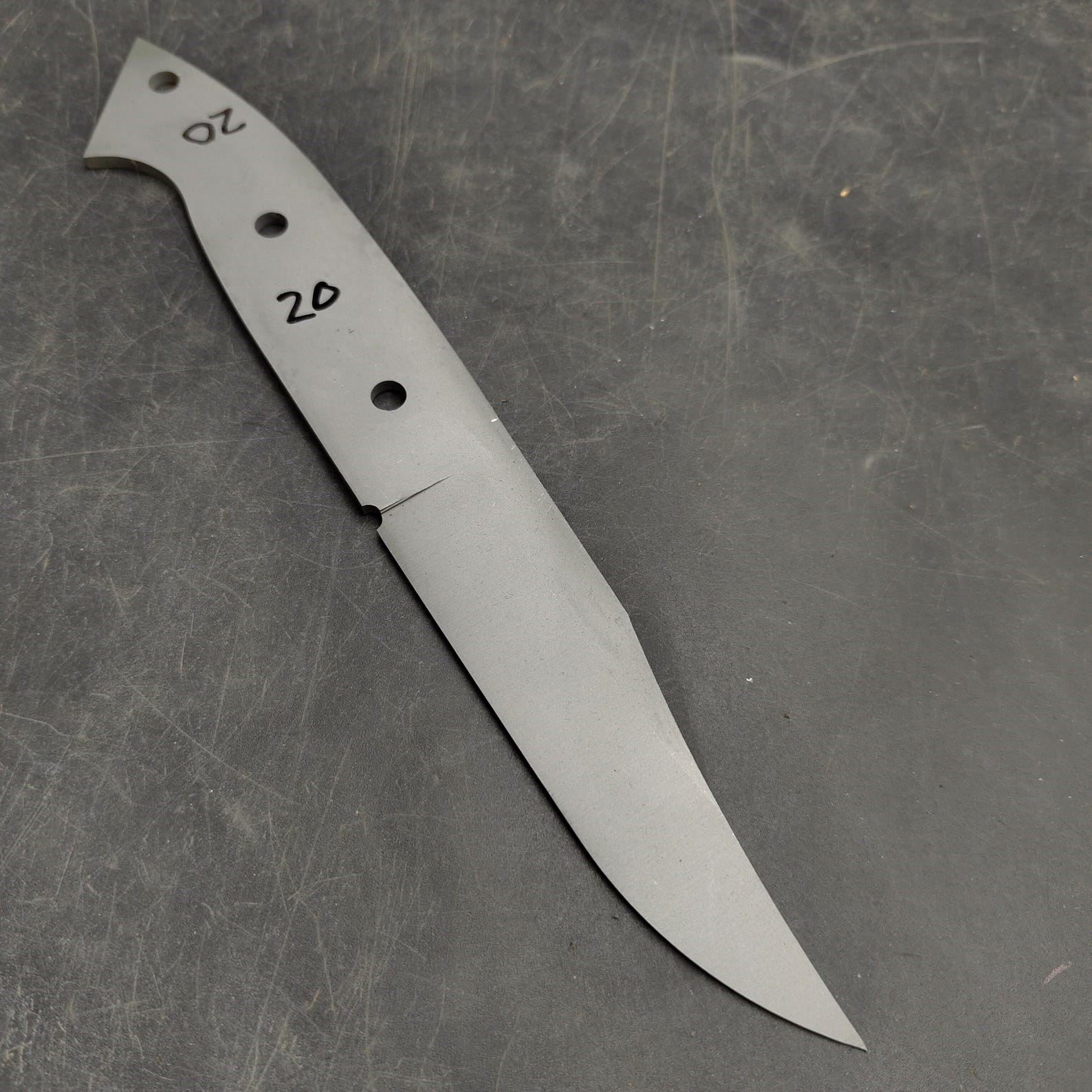 1.4116 Sandblasted Knife Blank - SK20