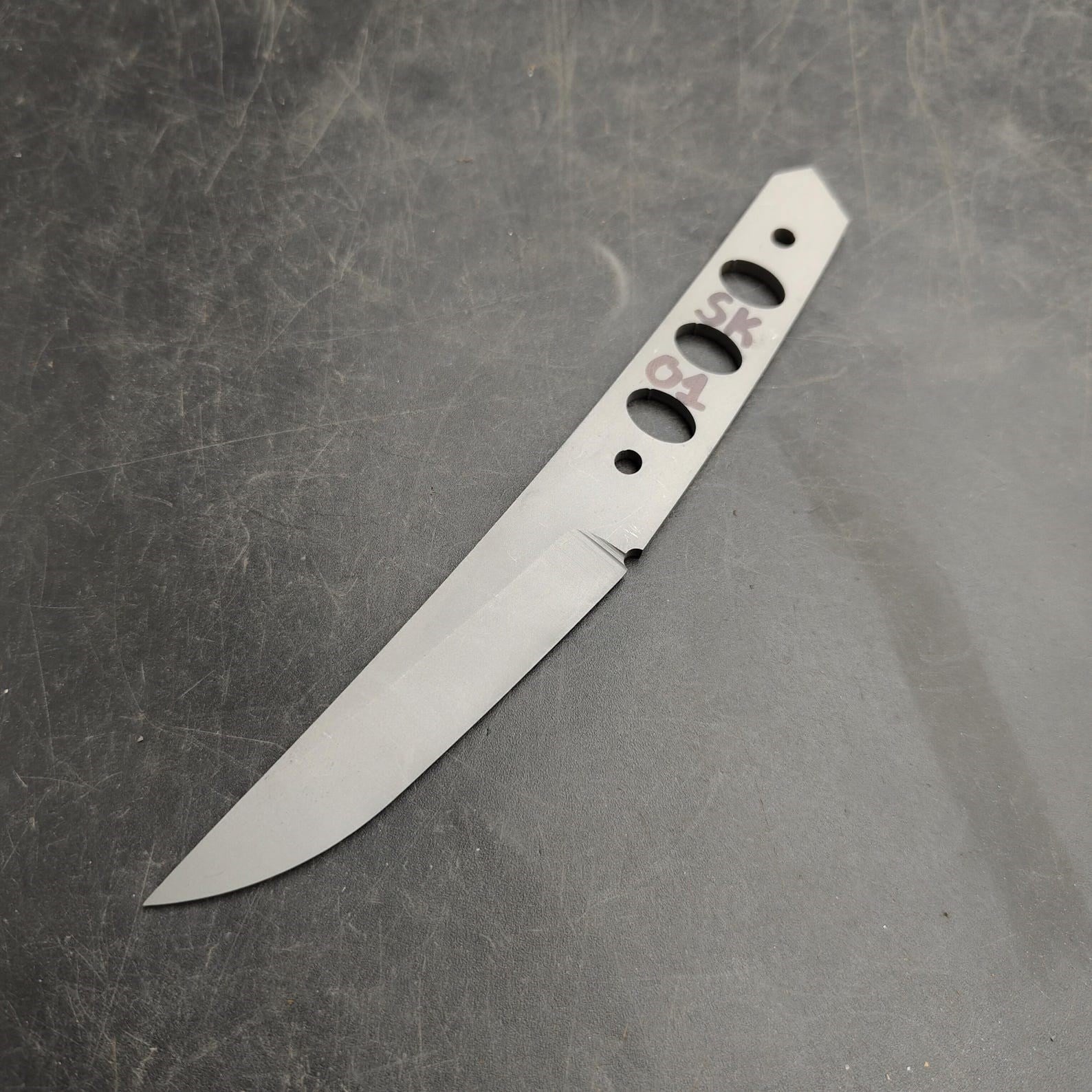 1.4116 Sandblasted Knife Blank - SK01