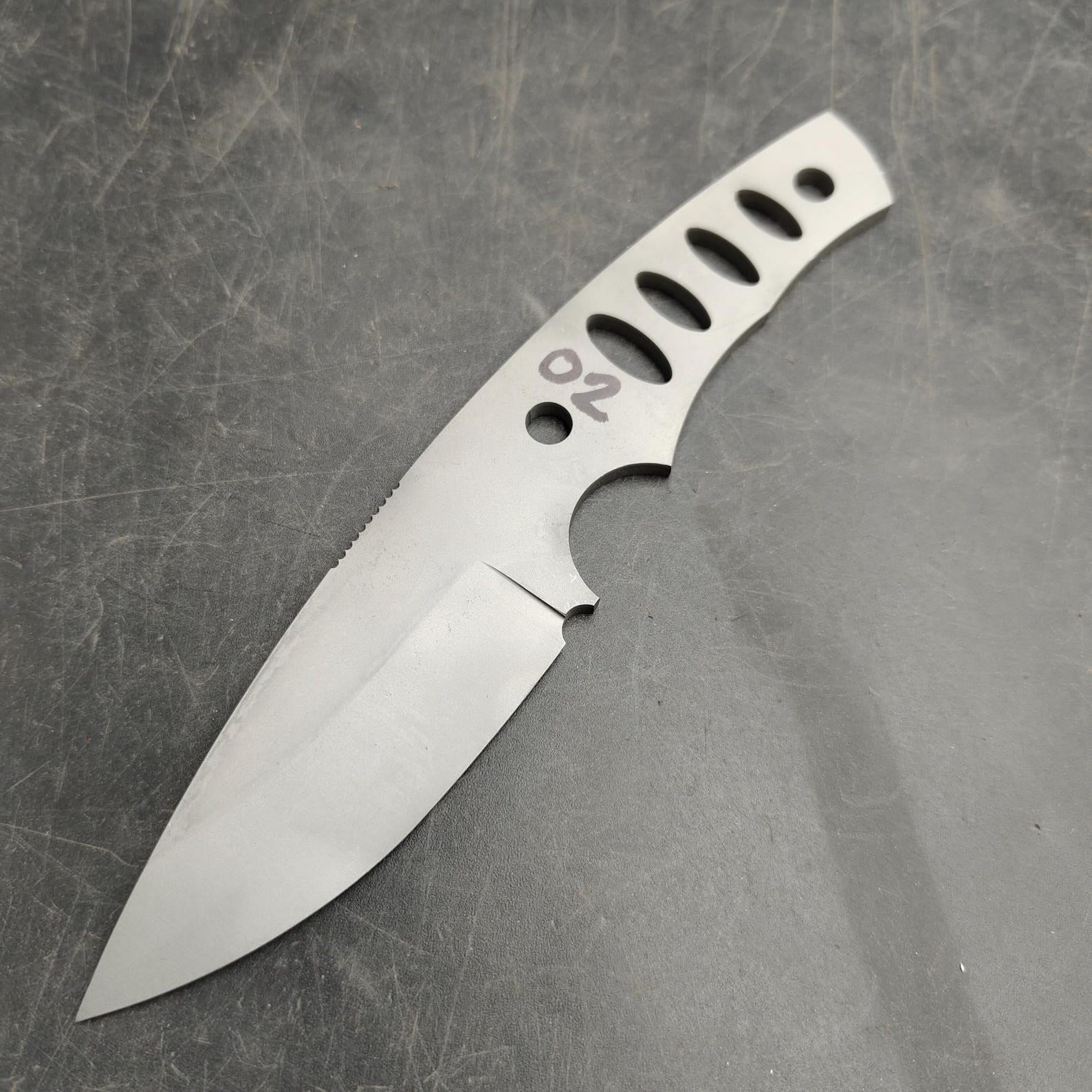 1.4116 Sandblasted Knife Blank - SK02