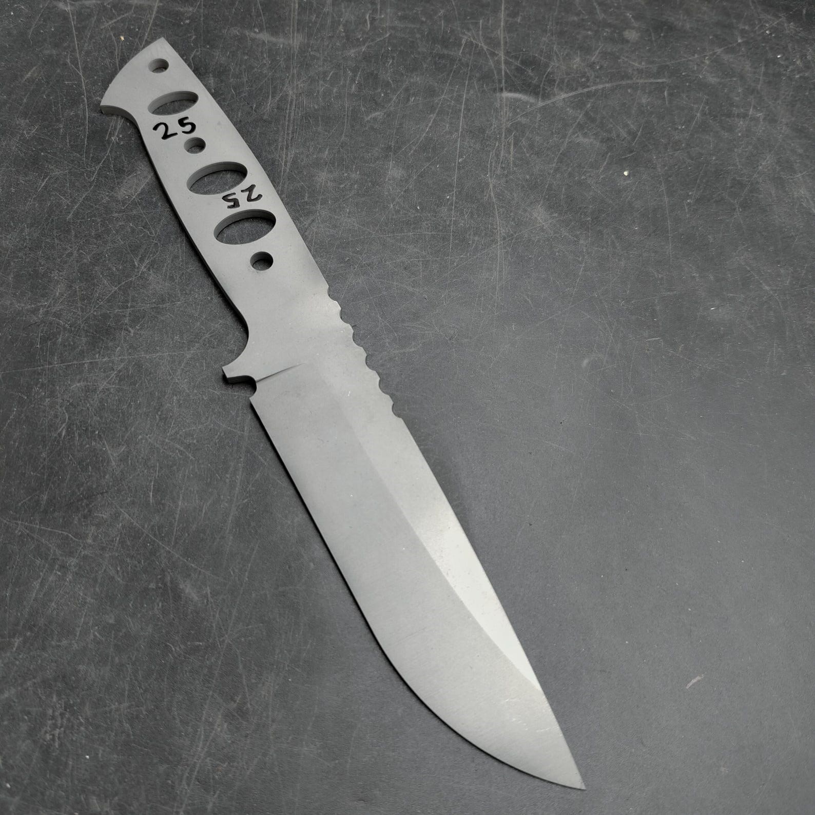 1.4116 Sandblasted Knife Blank - SK25