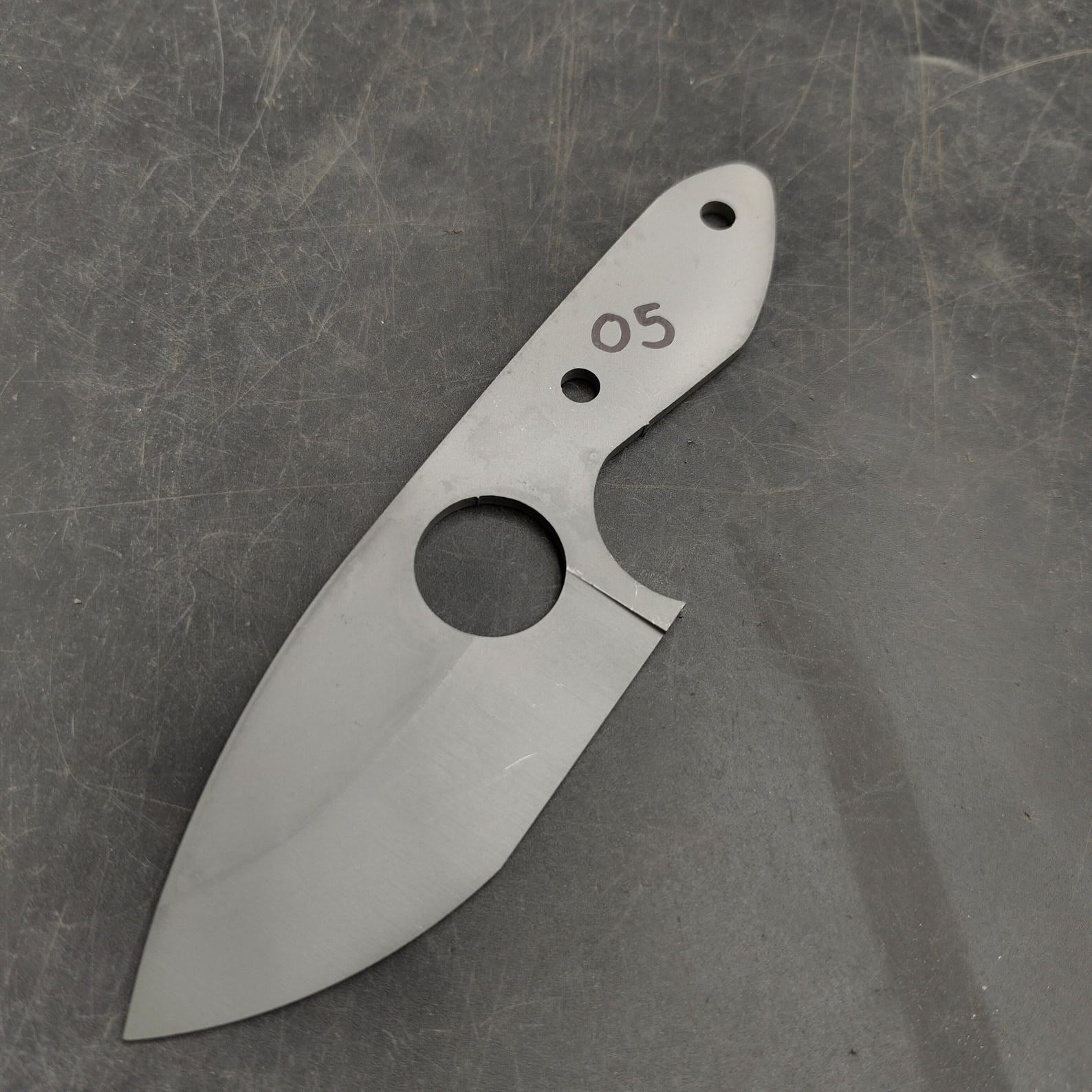 1.4116 Sandblasted Knife Blank - SK05