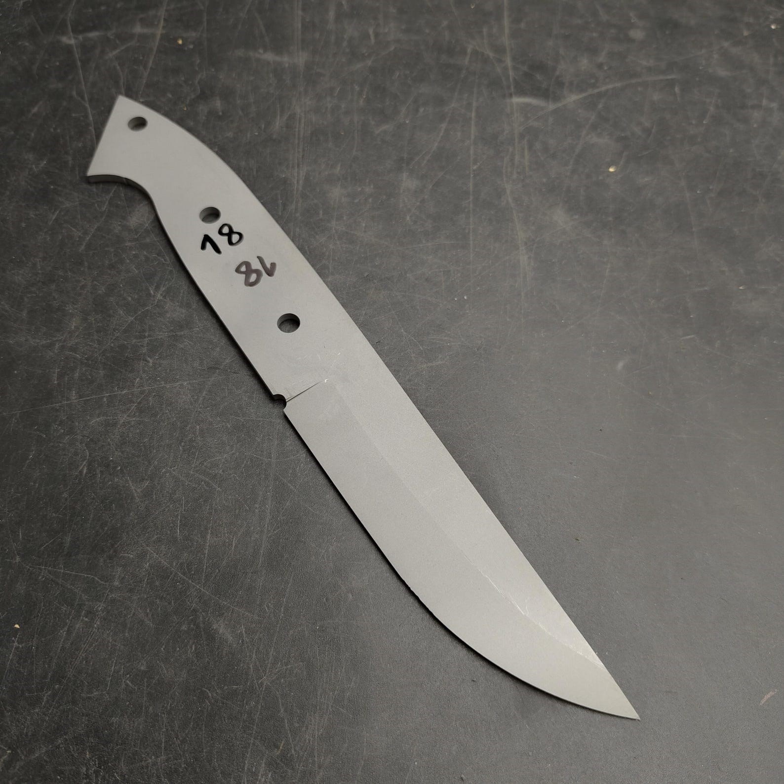 1.4116 Sandblasted Knife Blank - SK18