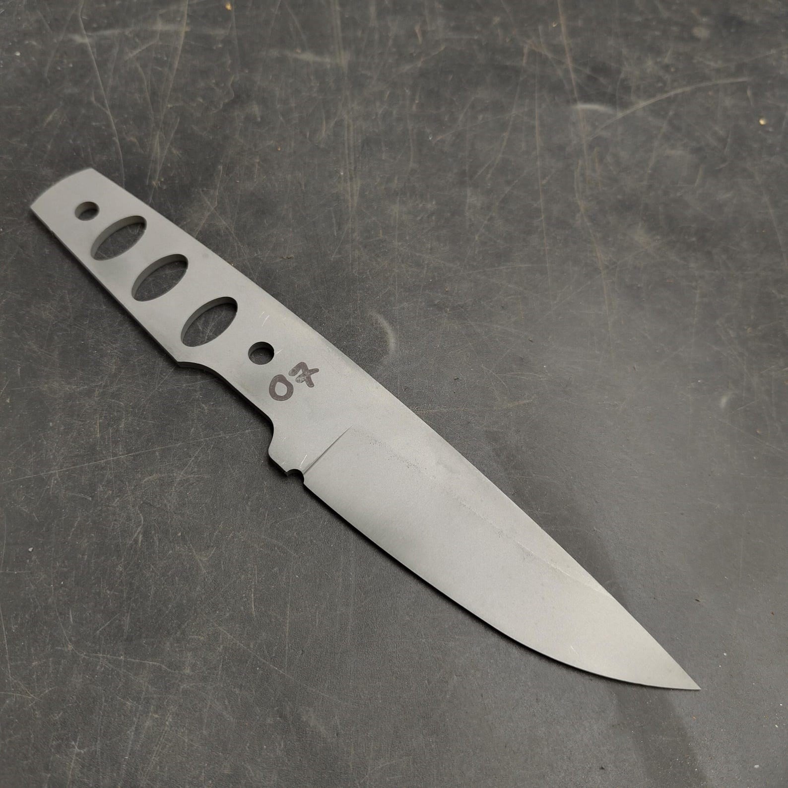 1.4116 Sandblasted Knife Blank - SK07