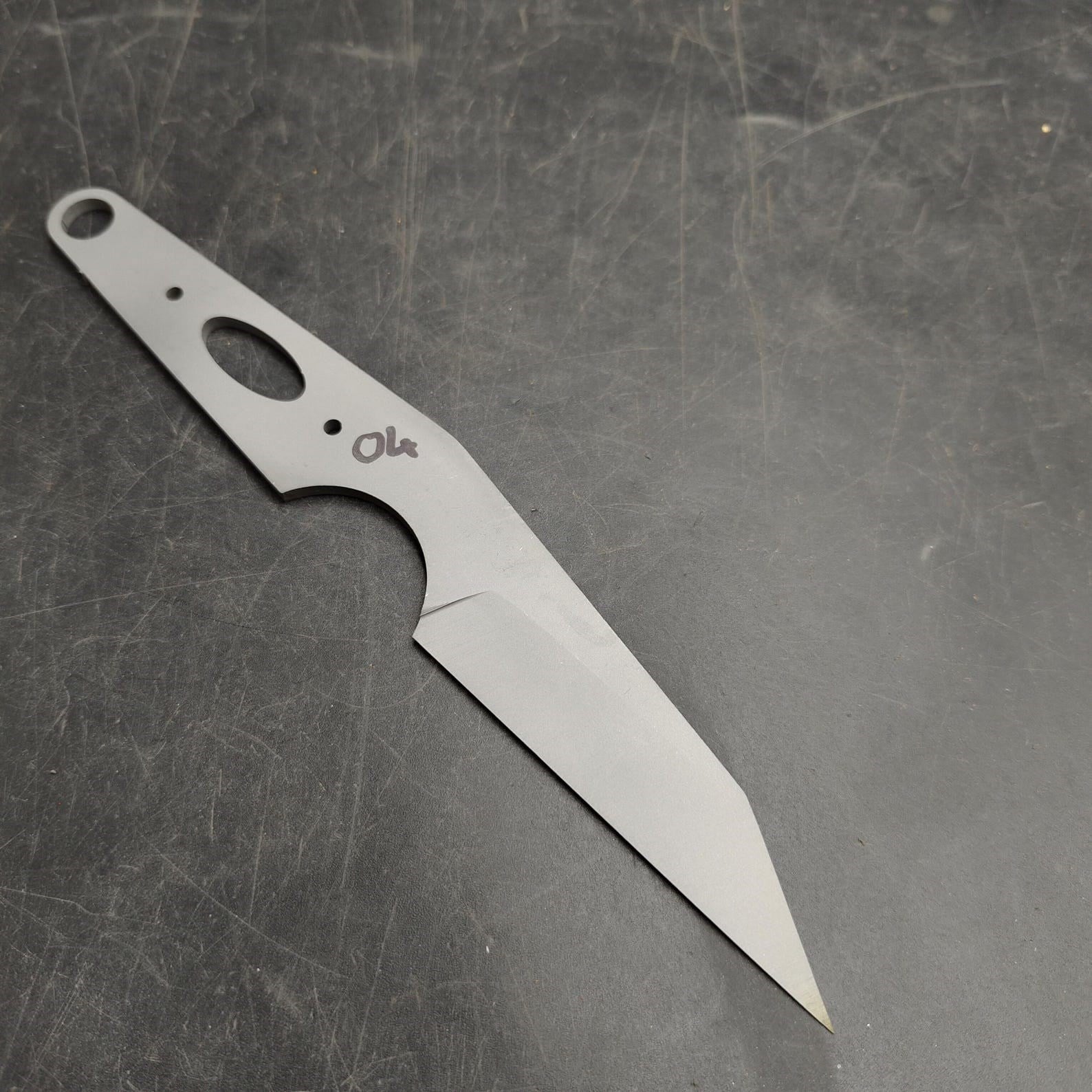 1.4116 Sandblasted Knife Blank - SK04
