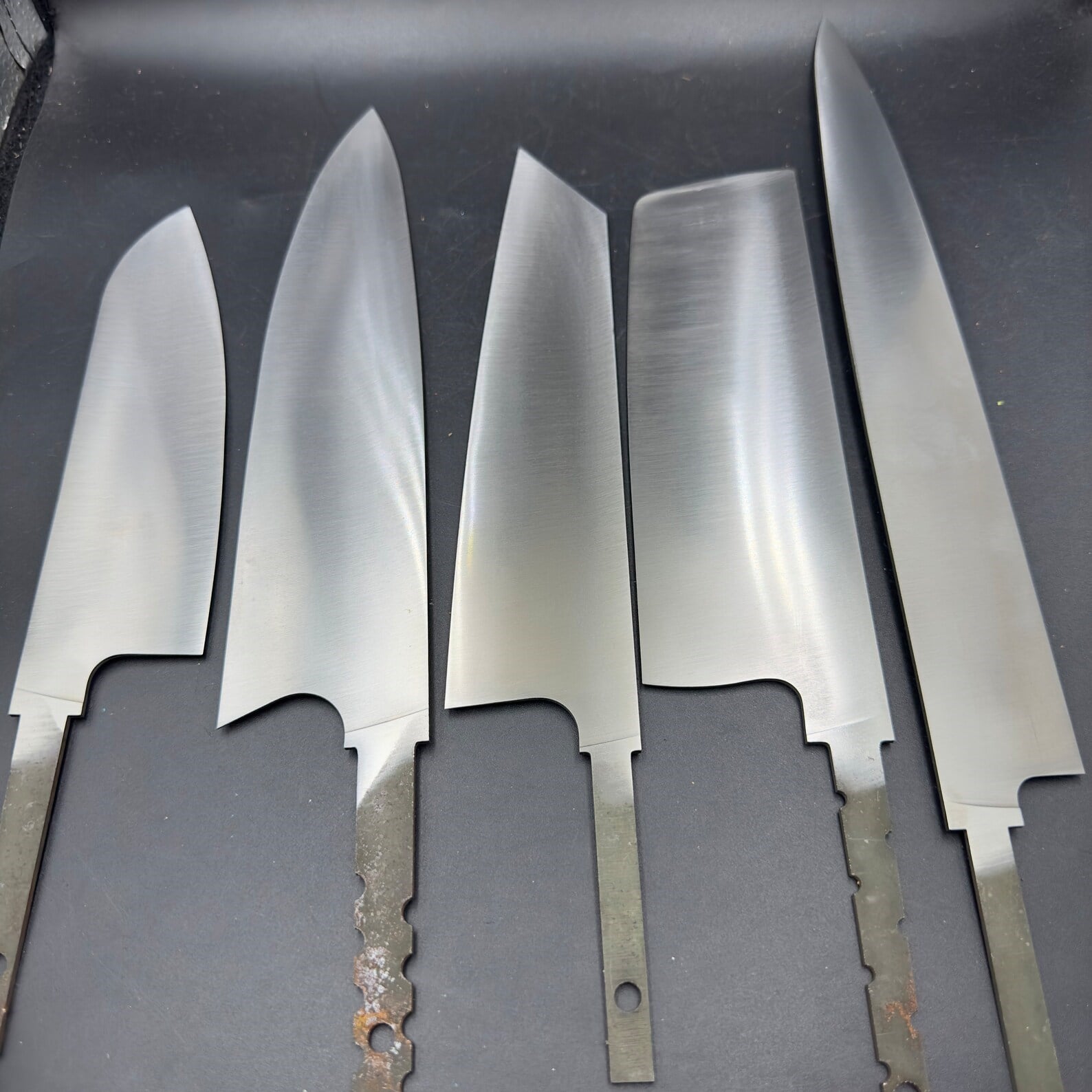 4116 Nakiri Japanese Chef Knife Blank - KC02