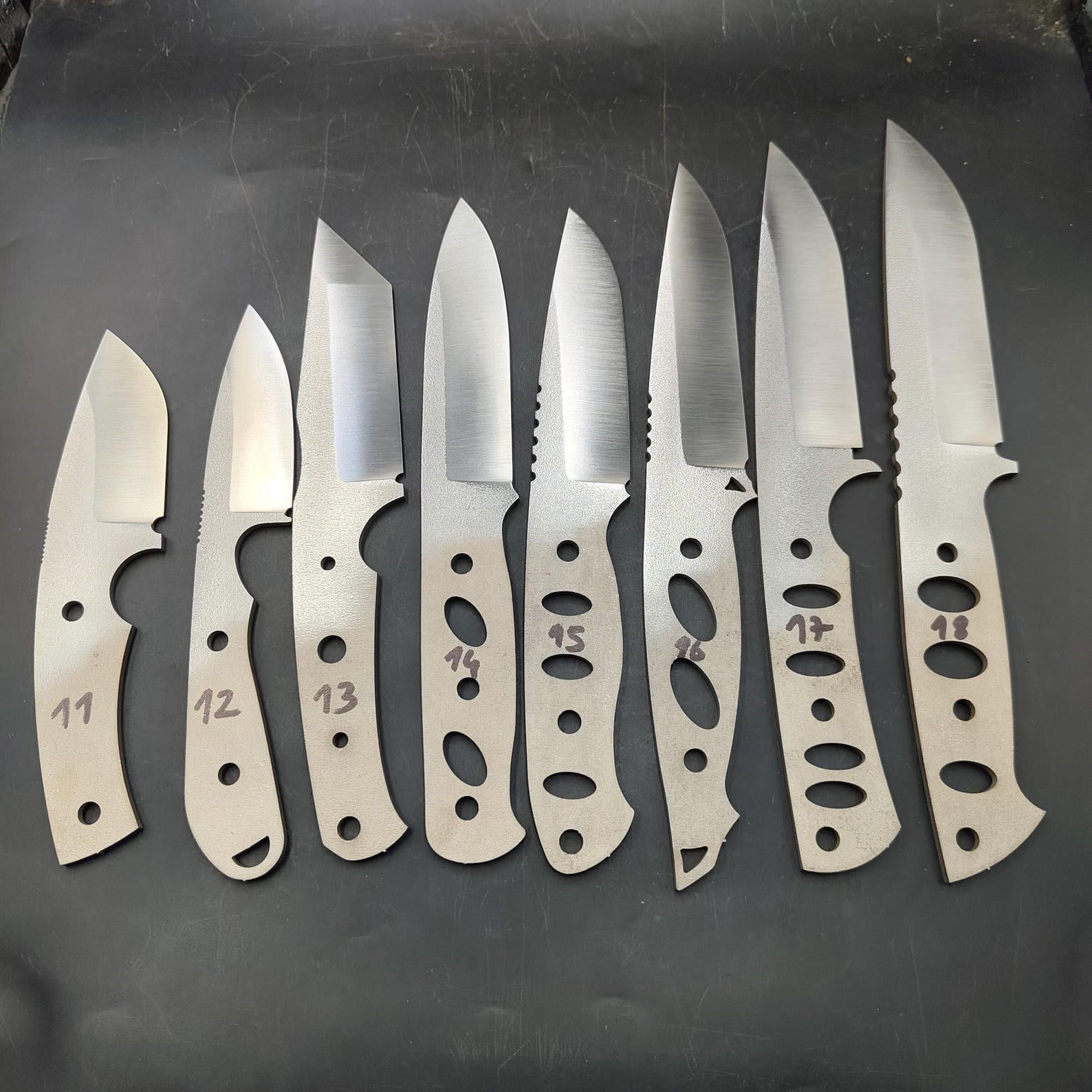 D2 Knife Blank - DI16