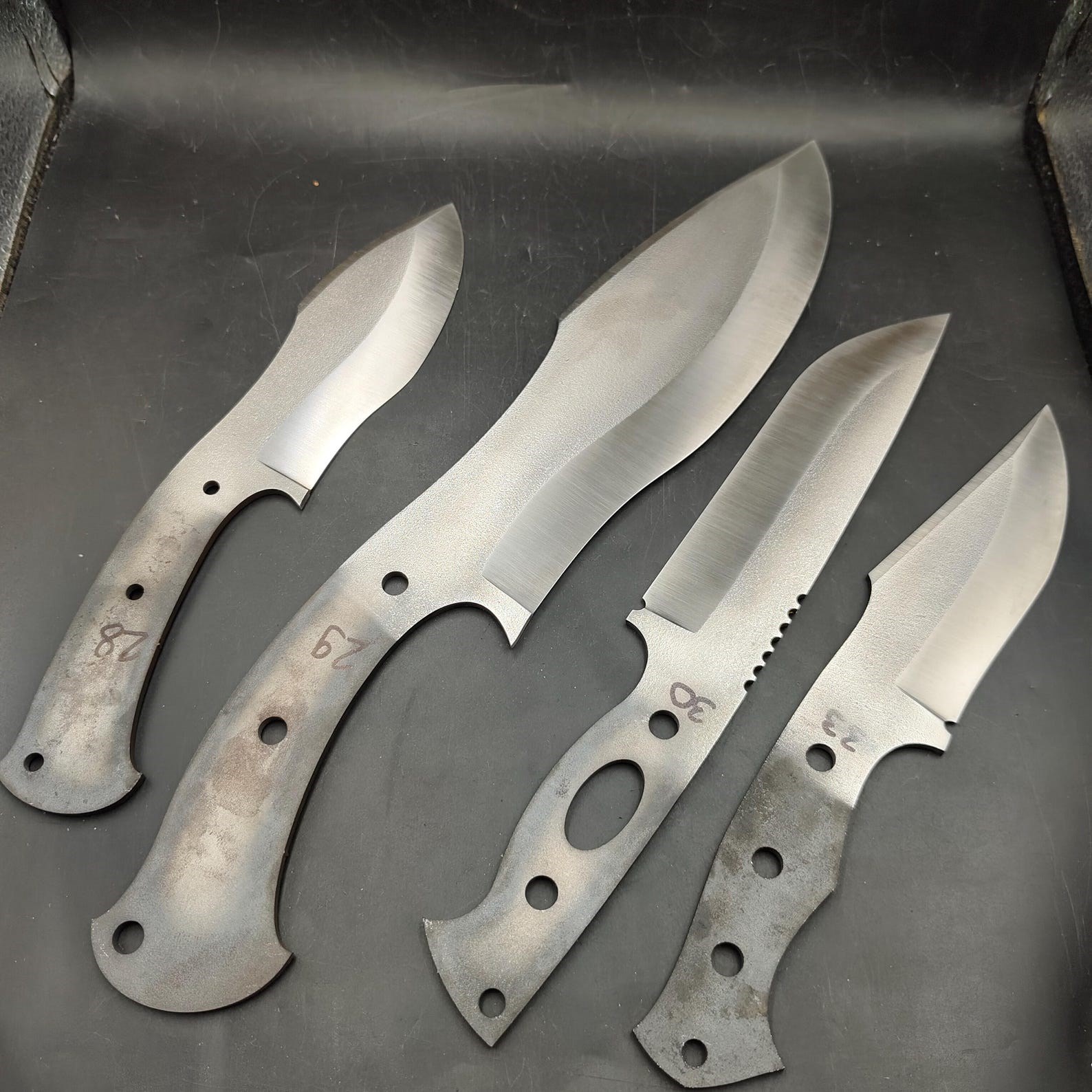 D2 Knife Blank - DI28