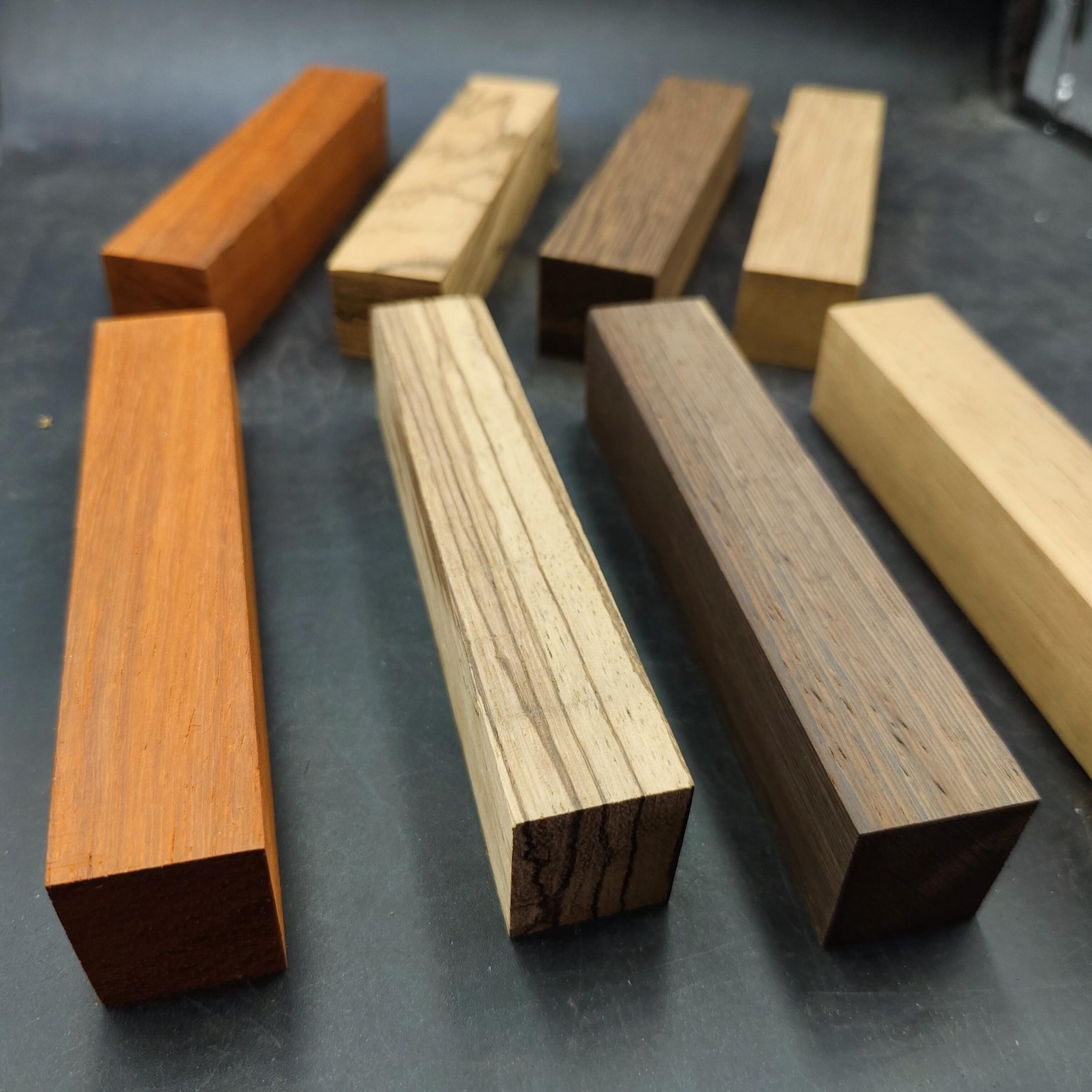 DRY Padauk Wood Block for Chef Knife Handles - 25x30x140