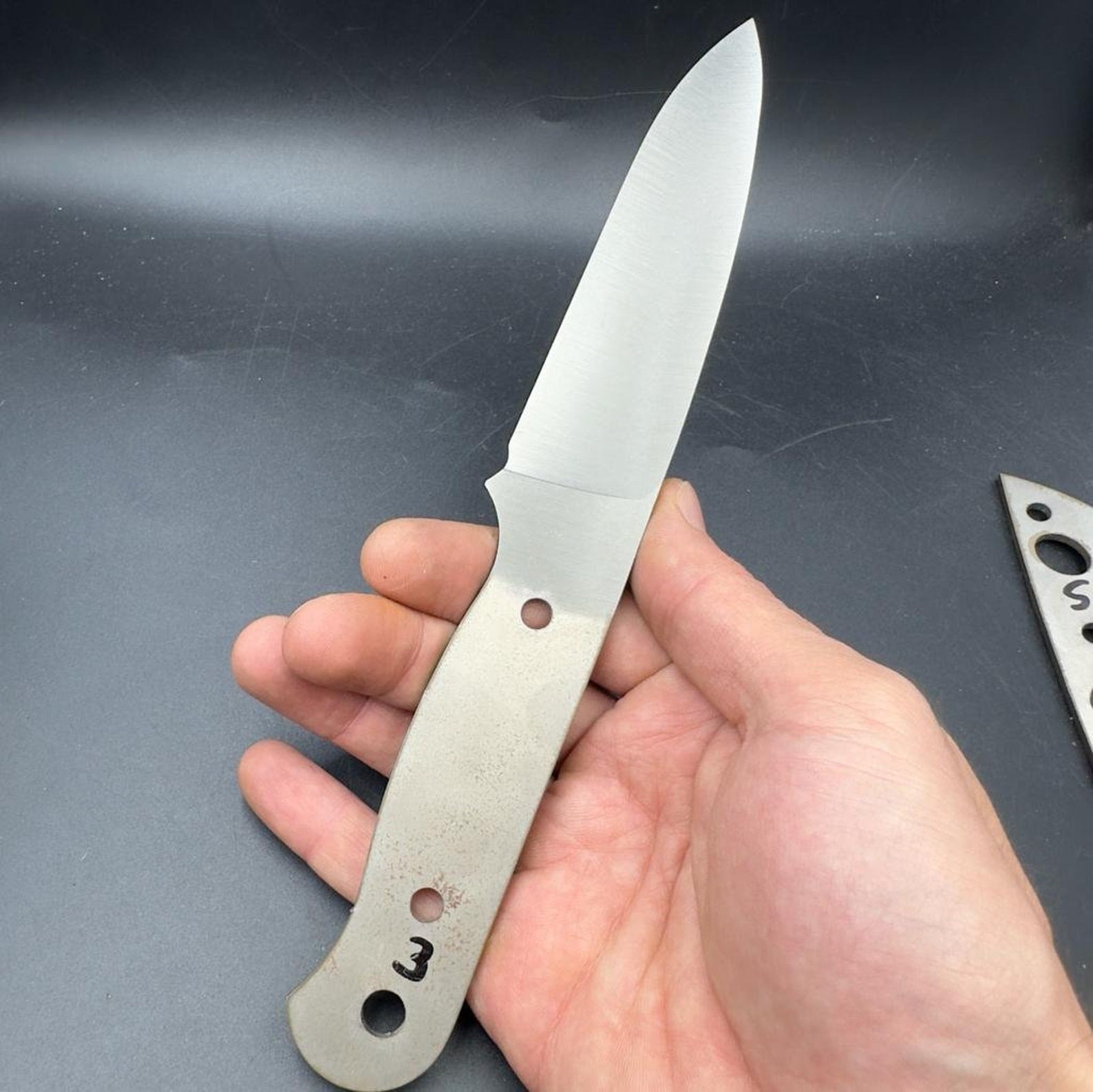 Full Flat Knife Making Blank - KB03