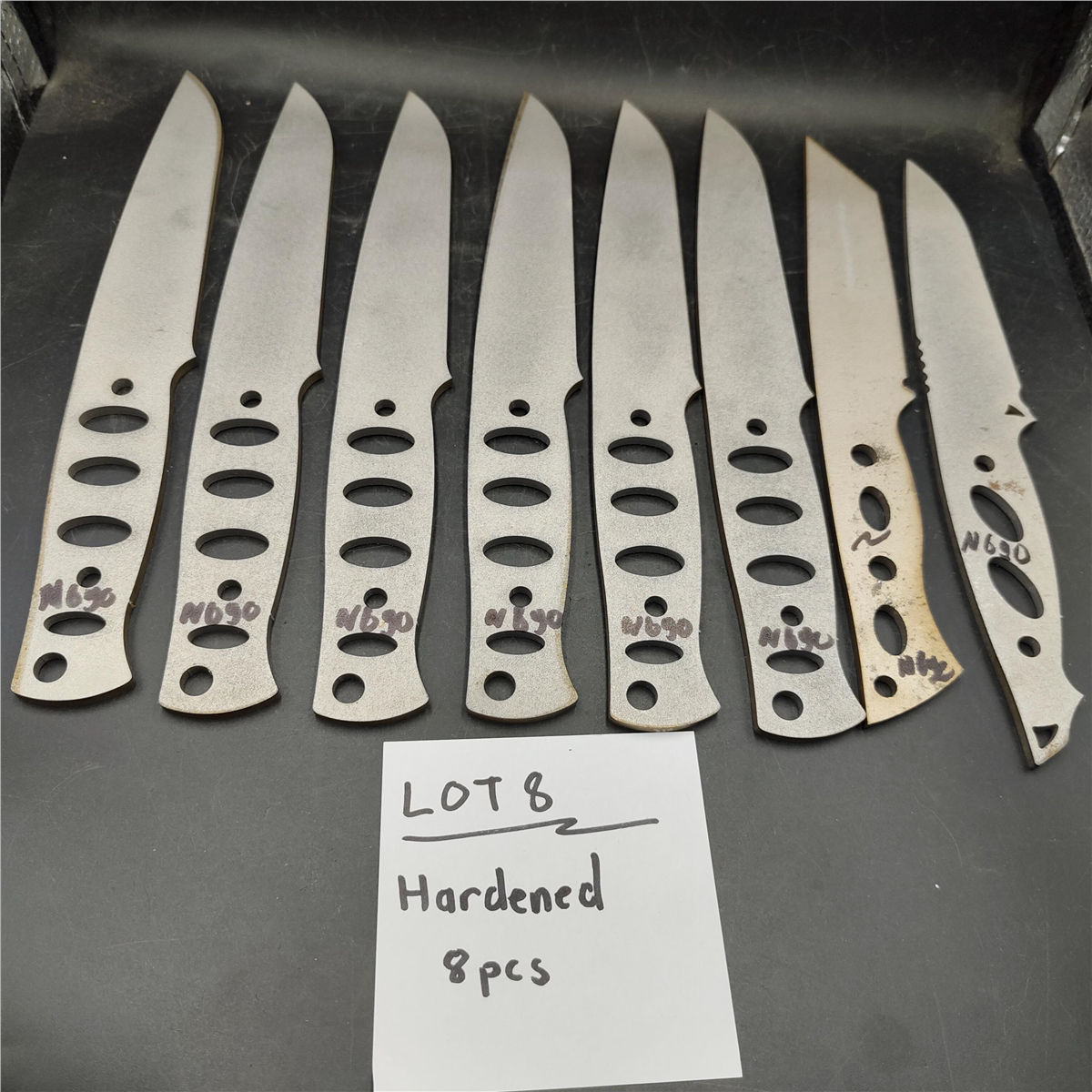 Knife Blank LOT, 8 Pieces, N690 - BLOT08