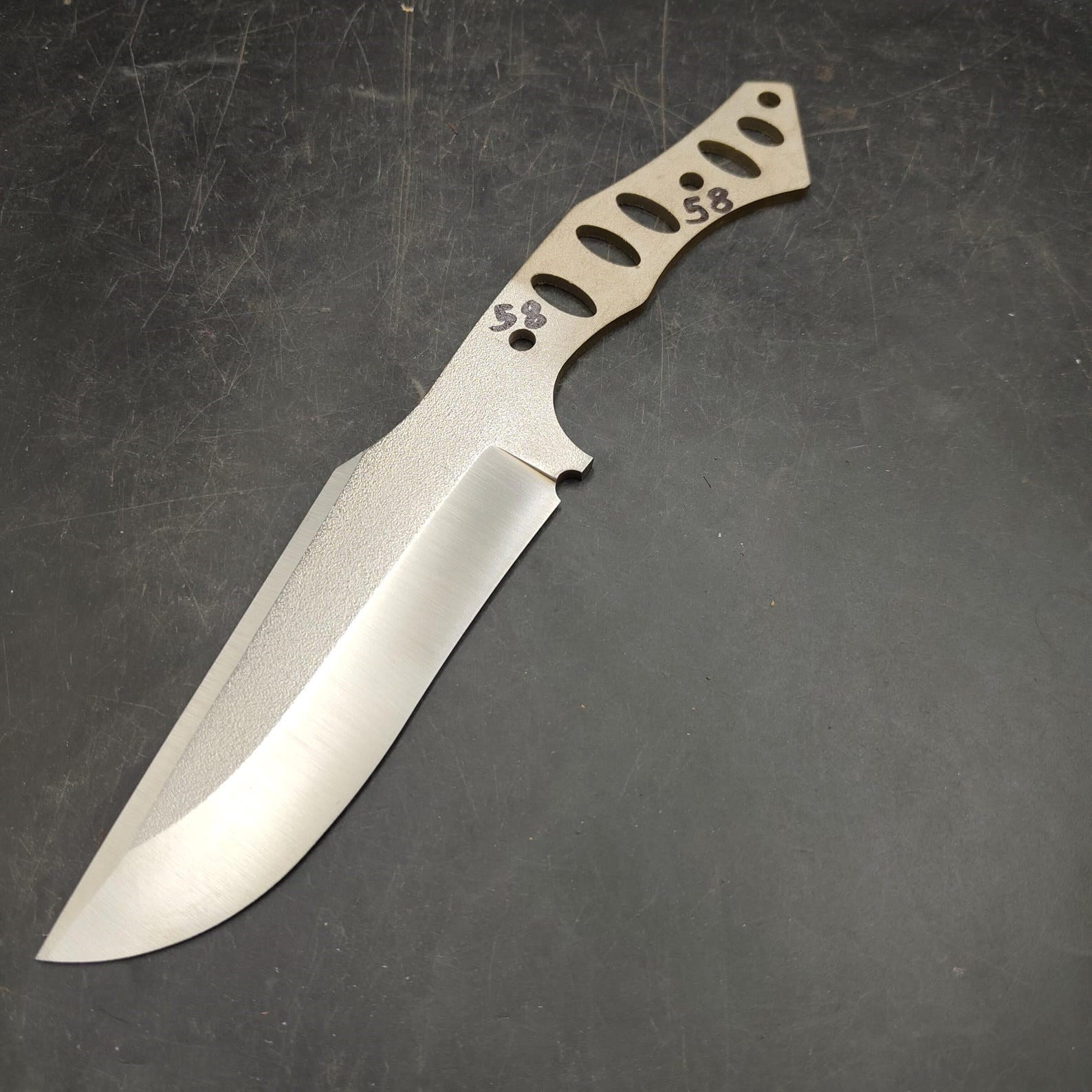 N690 Bowie Knife Blank - N58