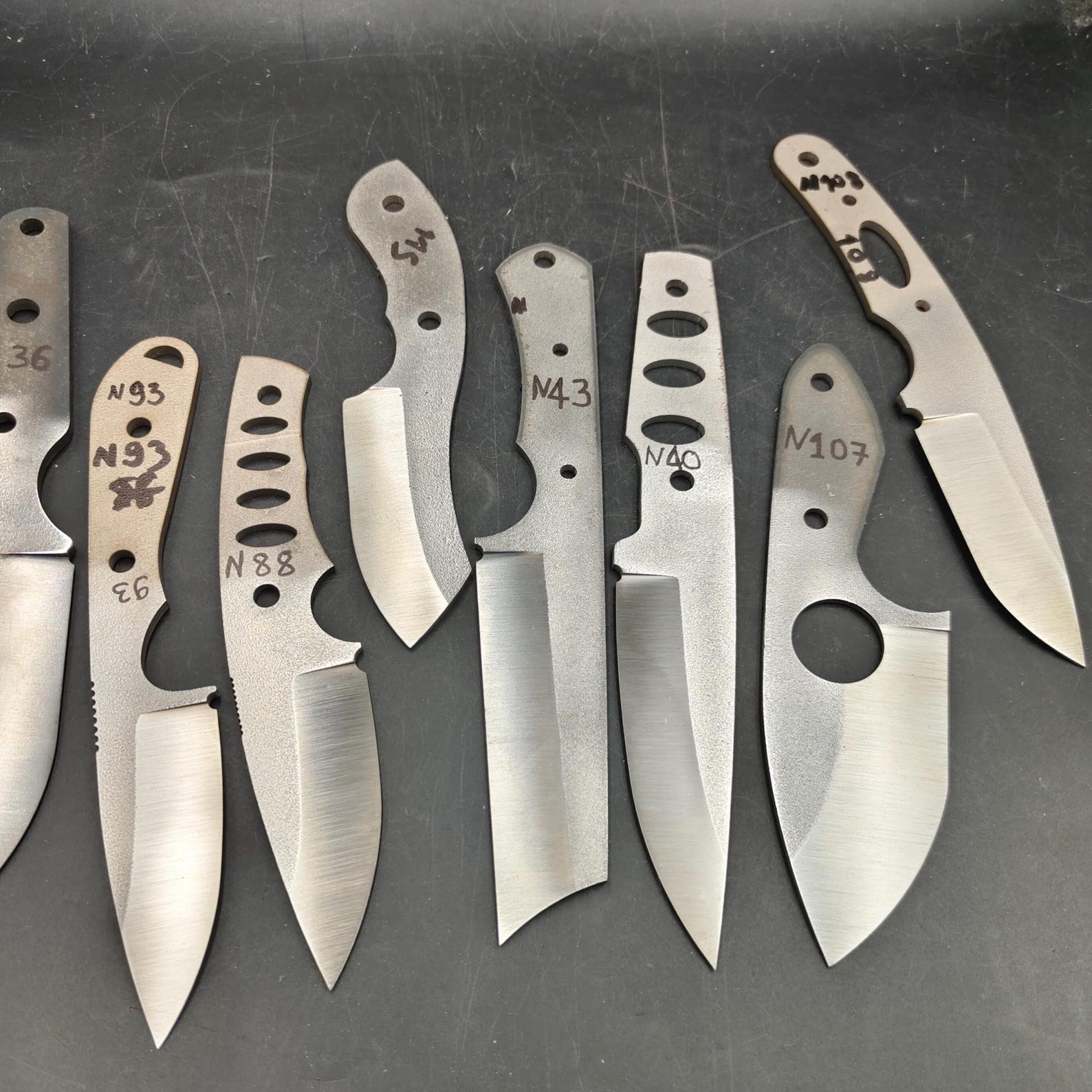 N690 EDC Knife Blank - N107