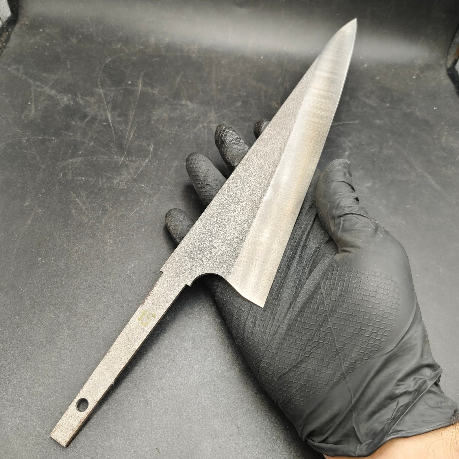 N690 Garasuki Japanese Chef Knife Blank - NC15