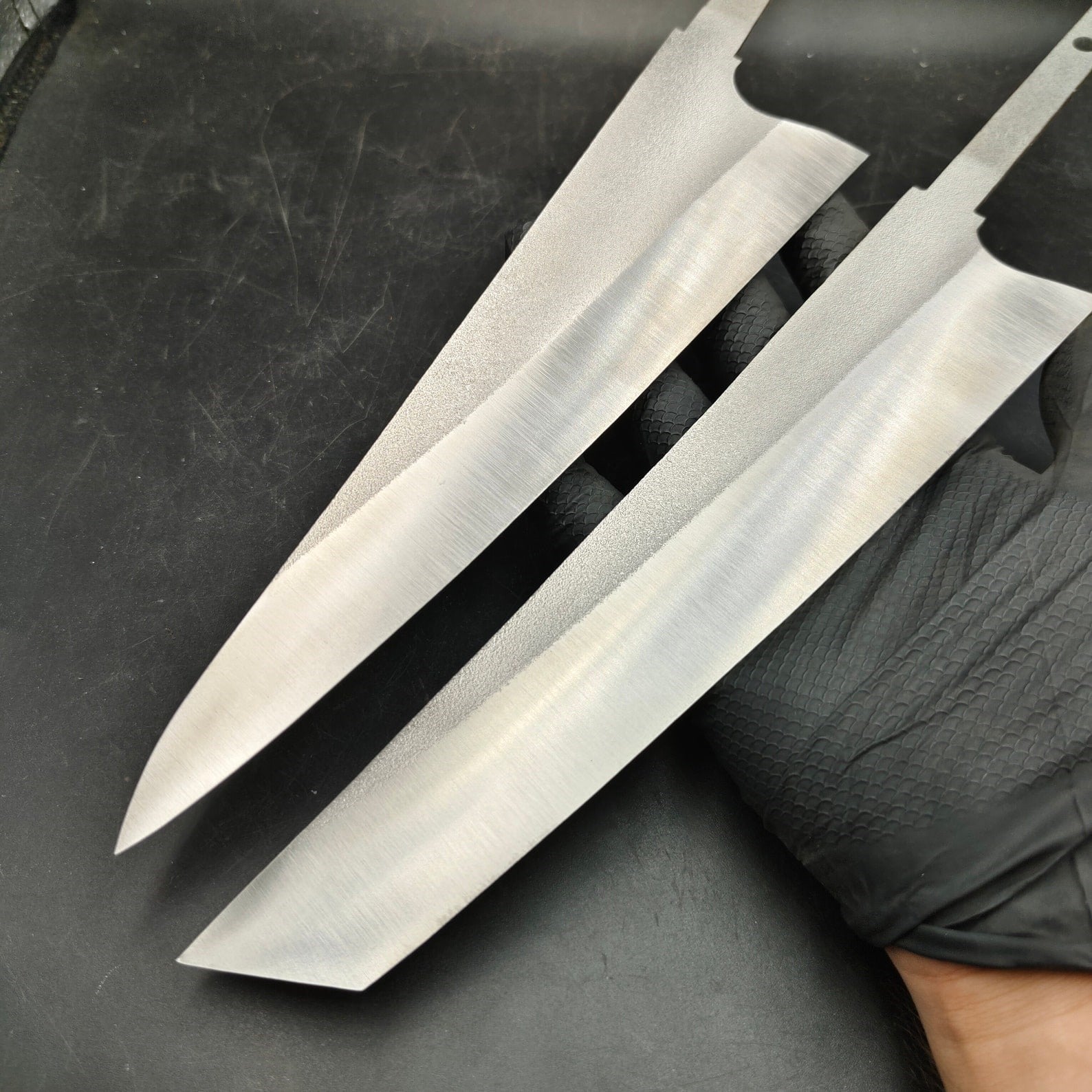 N690 Garasuki Japanese Chef Knife Blank - NC15