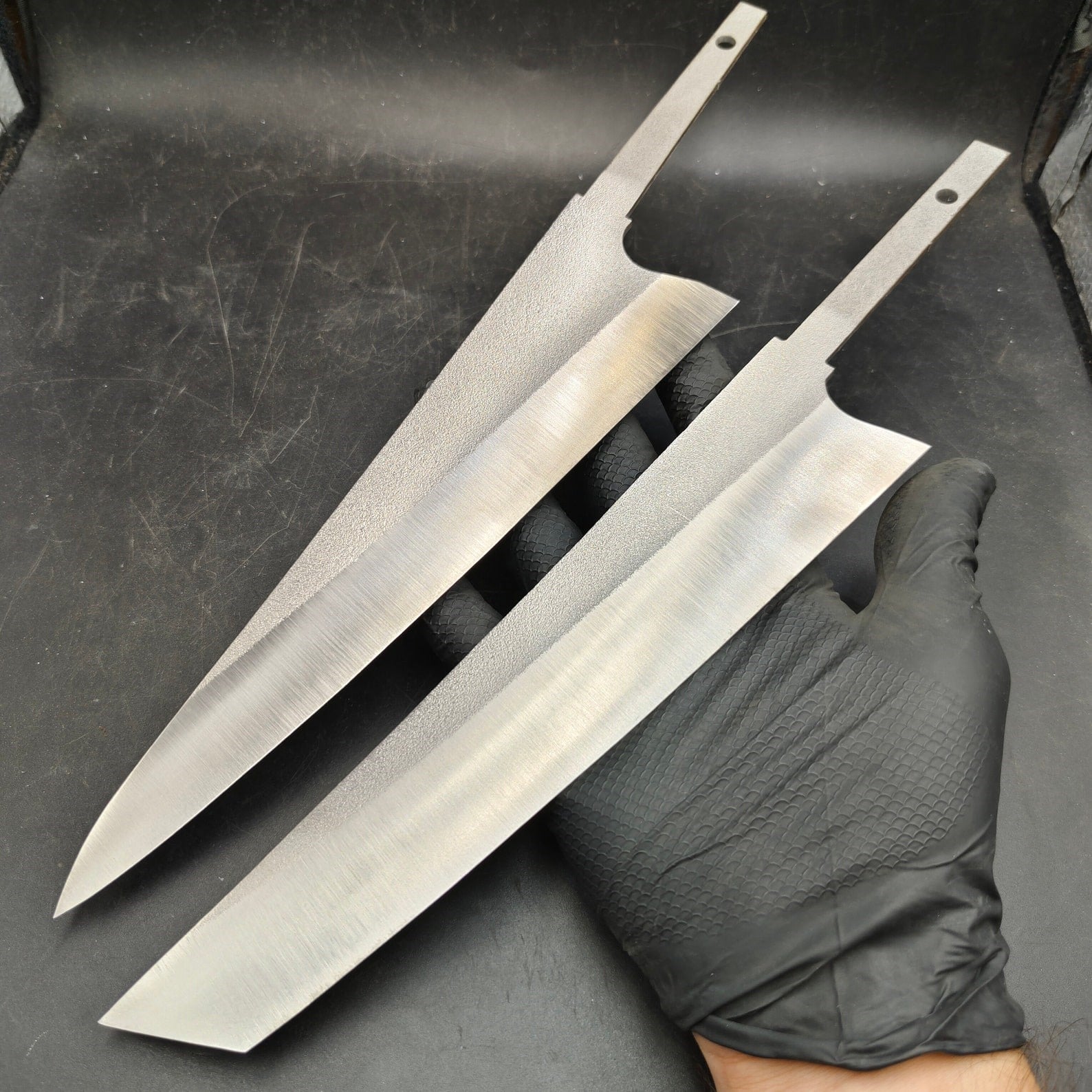N690 Garasuki Japanese Chef Knife Blank - NC15