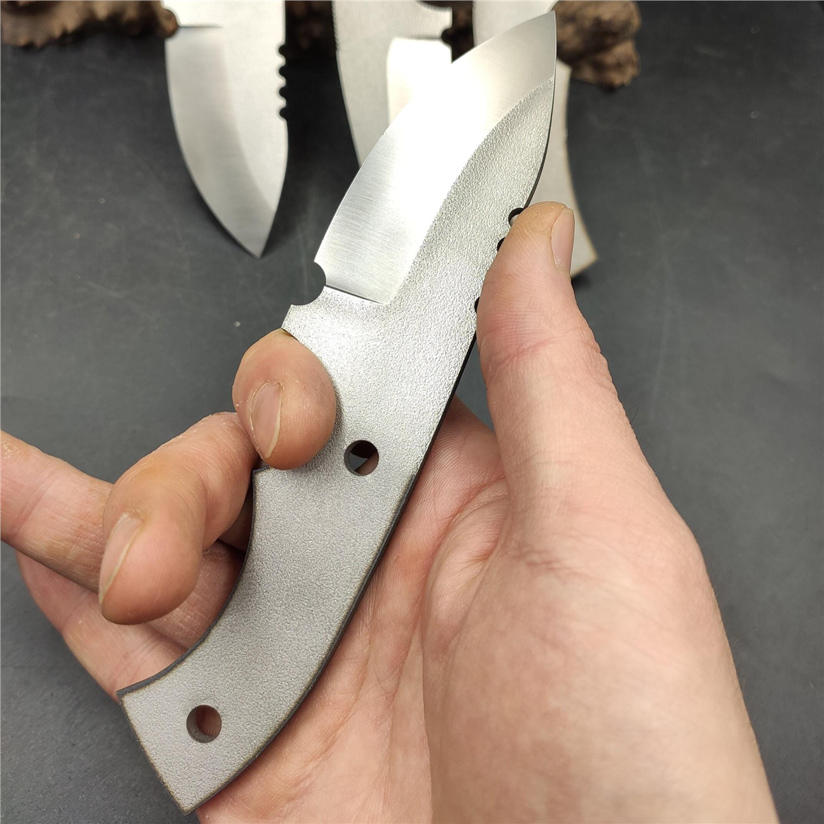 N690 Hunting Skinner Knife Blank - N116