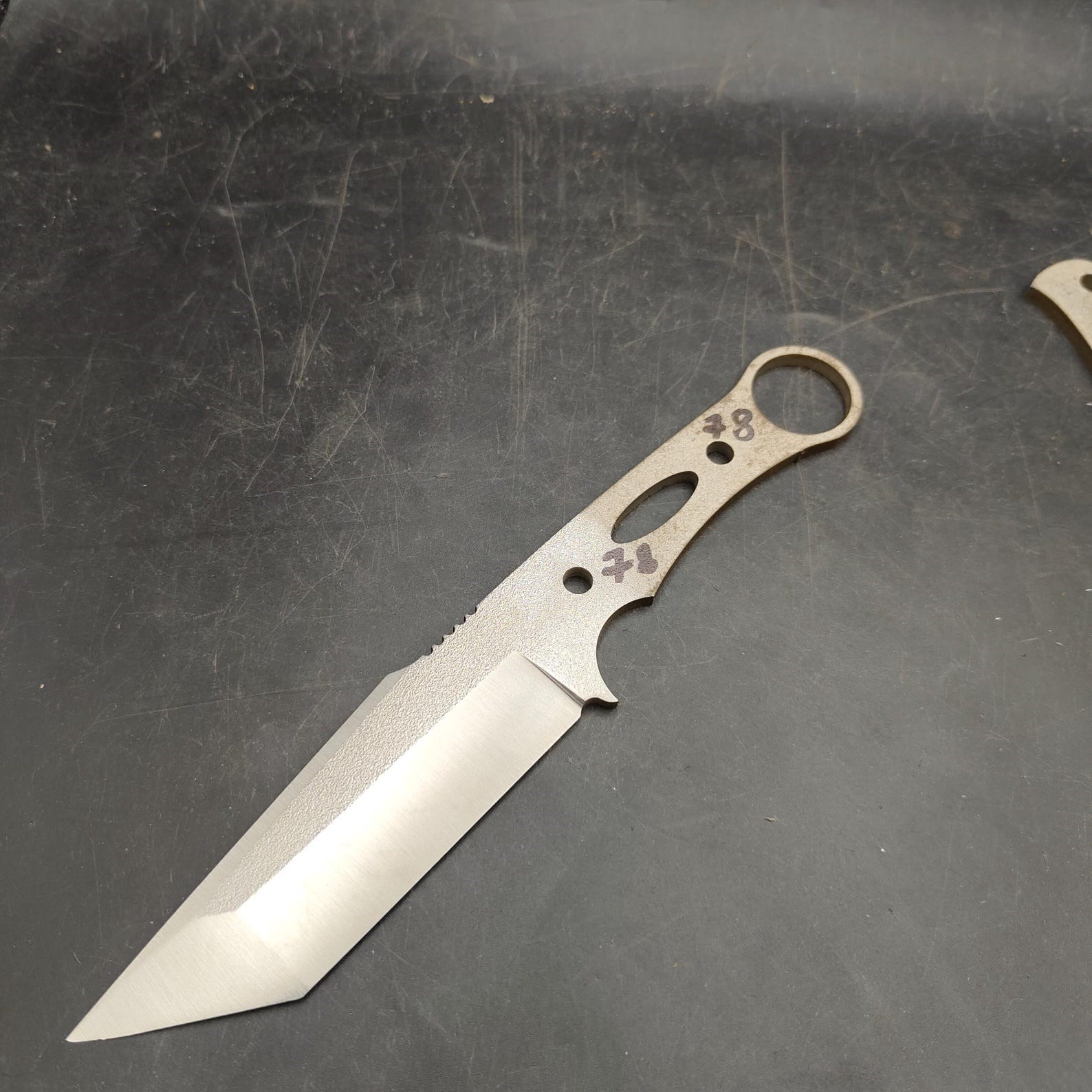 N690 Tanto Knife Blank - N78