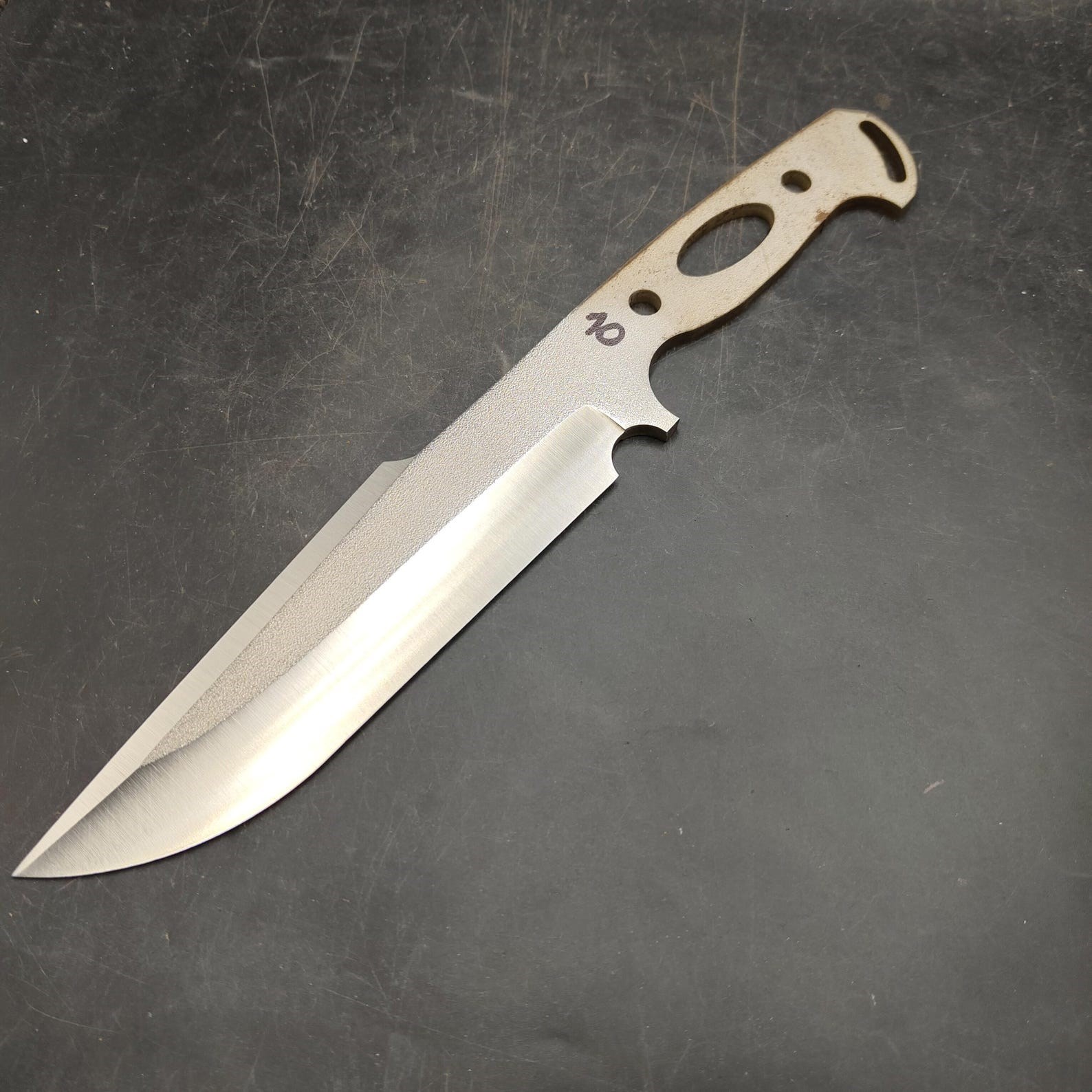 N690 XL Bowie Knife Blank - NXL10